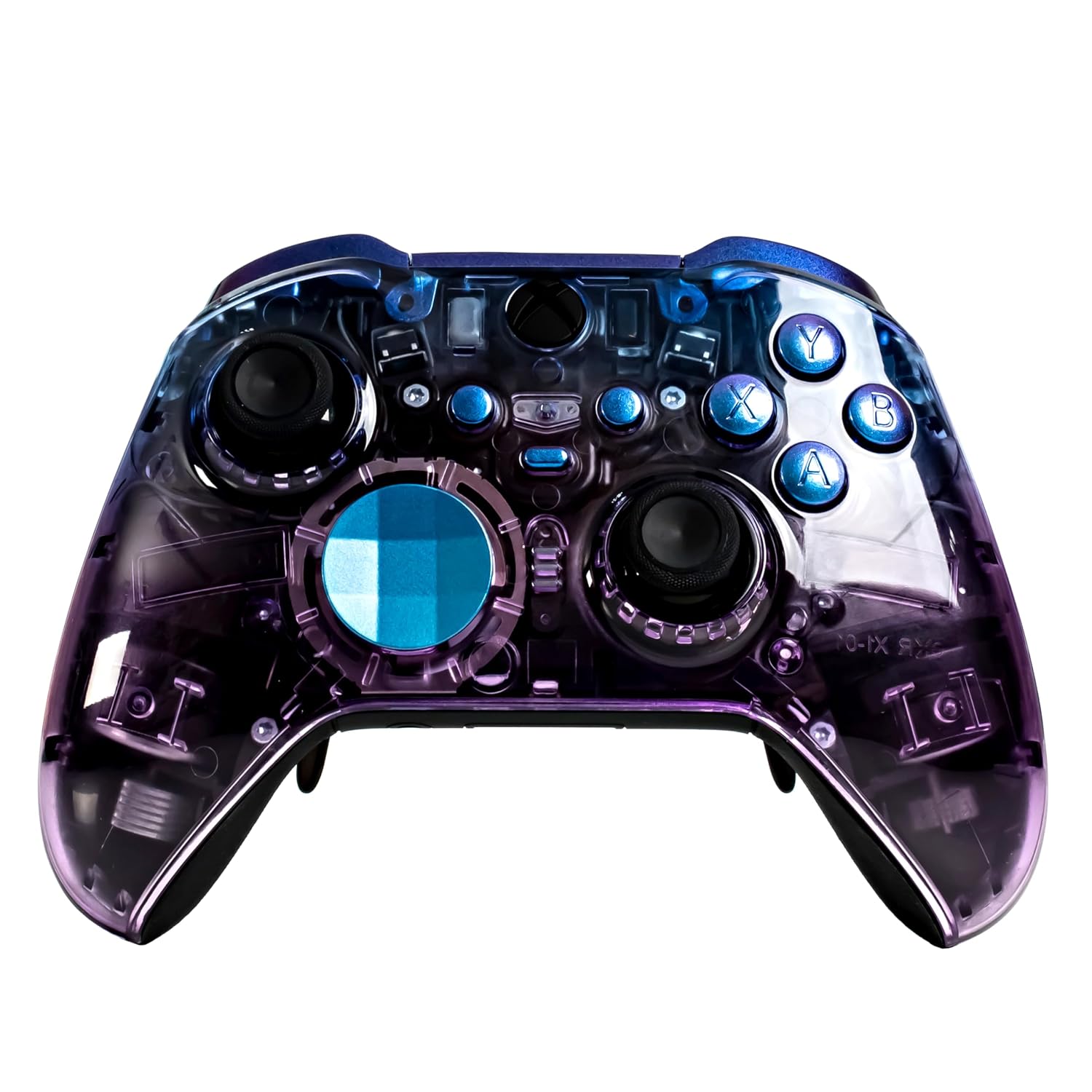 Crazy Controllerz Customz Series Custom Wireless Controller for Xbox One Series X S PC Elite Series 2 - Clear Violet