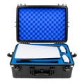CASEMATIX Hard Shell Travel Case Compatible with PlayStation 5 Console, Controllers, Games and Accessories - Waterproof PS5 Carrying Case with Customized Foam for Both Standard and Digital Editions