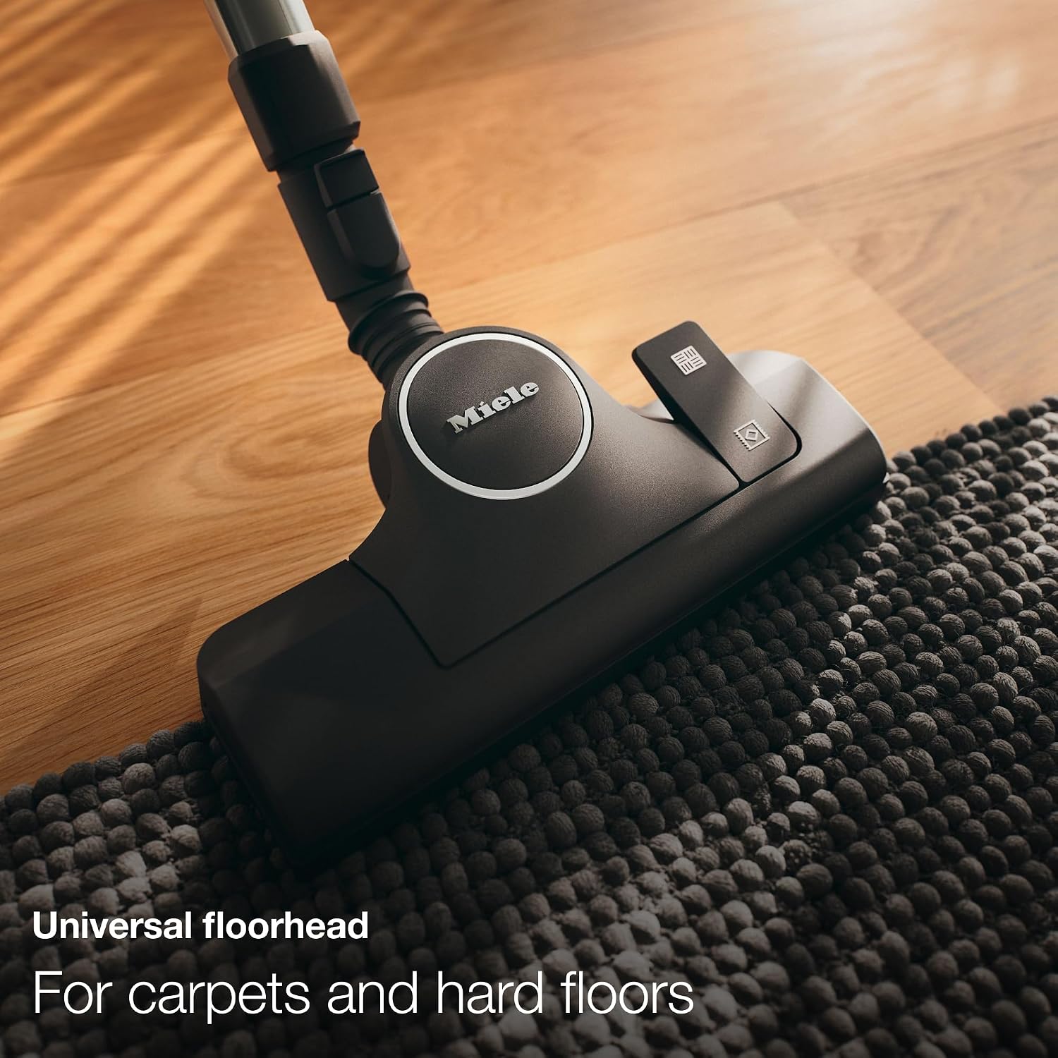 Miele Boost CX1 - Bagless Canister Vacuum Cleaner, Lightweight, Compact and Corded with Vortex Technology and Hygiene AirClean Filter, in Black/Red