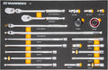 GEARWRENCH 21 Piece 3/8' 90T Ratchet & Drive Tool Set with EVA Foam Tray - 86521