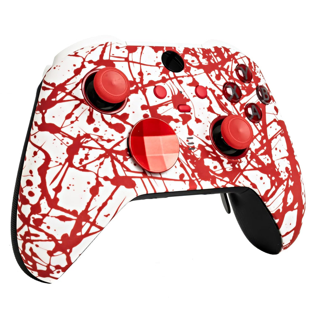 Crazy Controllerz Customz Series Custom Wireless Controller for Xbox One Series X S PC Elite Series 2 - Splatter