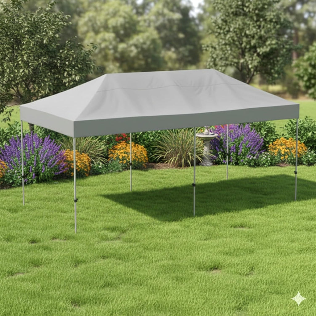 Garden Winds Reinforced Replacement Canopy Top Cover Compatible with The SPC000027_GR_P_1 Cobizi 10' x 20' Pop Up Canopy Tent - Classic Stone, RipLock 350