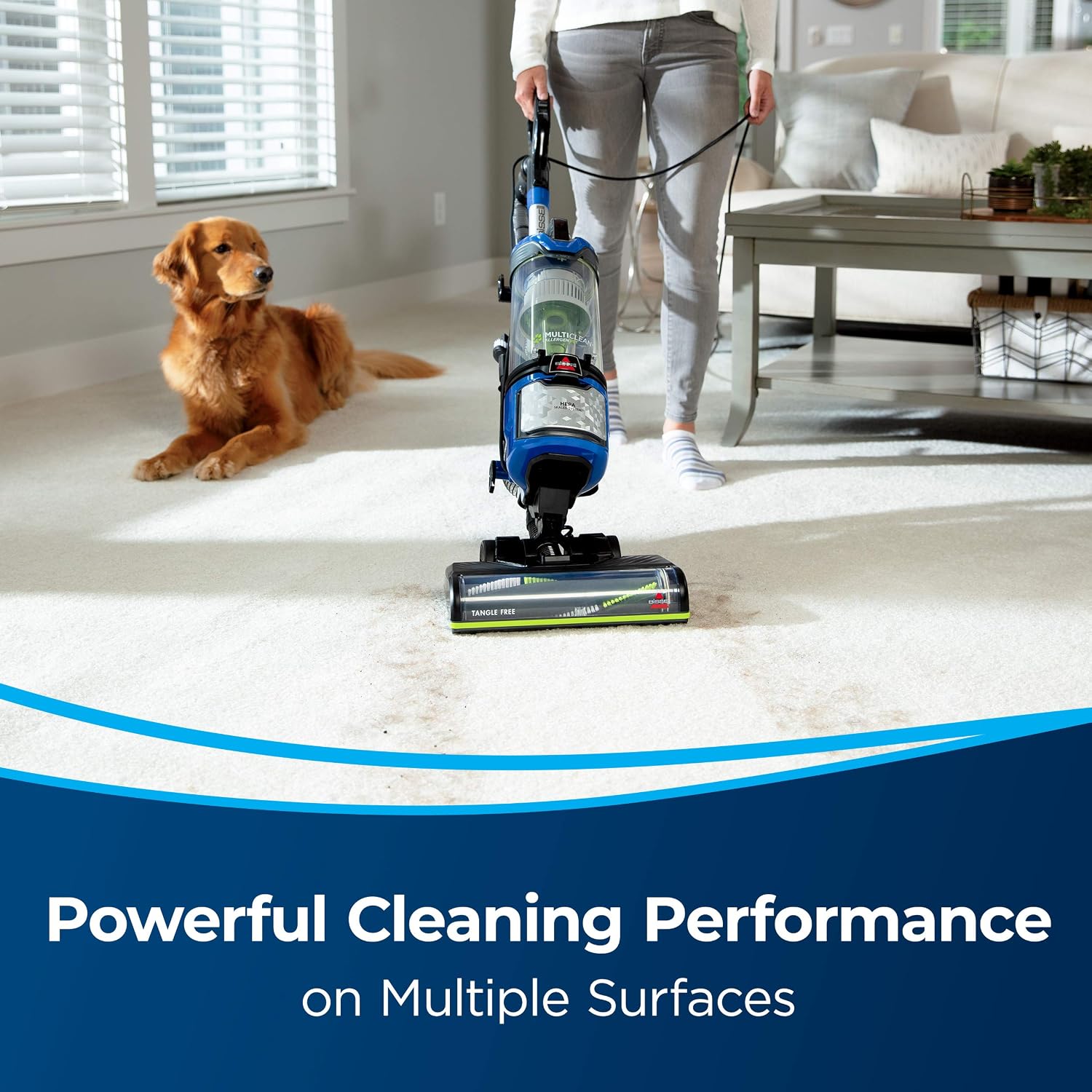 Bissell MultiClean Allergen Pet Upright Vacuum with HEPA Seal System, 2999