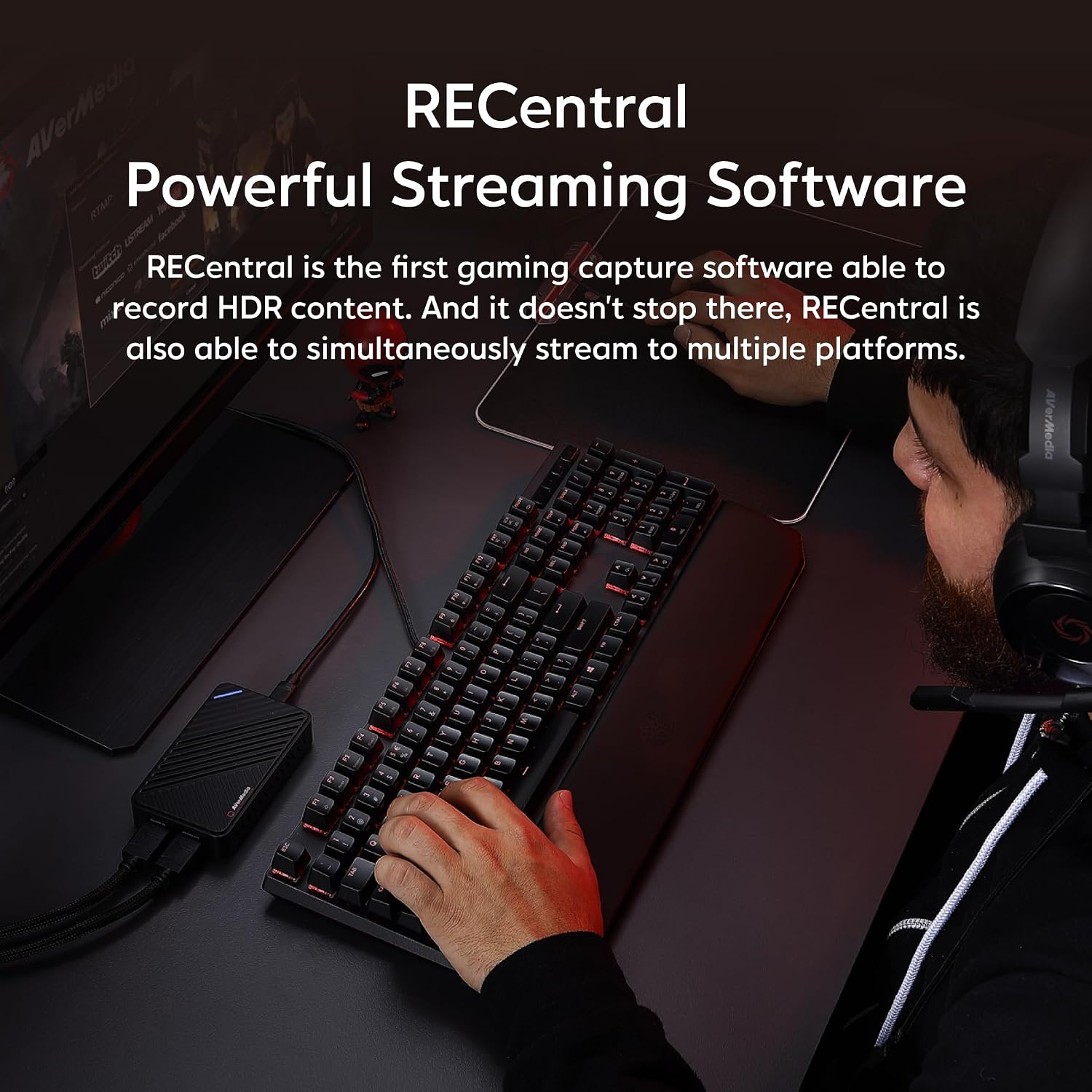 AVerMedia Live Gamer Ultra GC553 – 4K60 HDR Pass-Through, 4K30 Capture, Low Latency for Xbox Series X/S, PS5, Switch, Windows 11/macOS 10.13