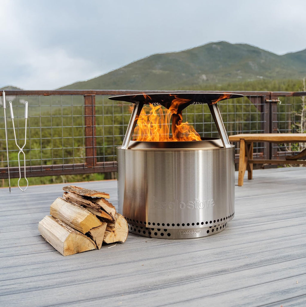 Solo Stove Yukon Heat Deflector - Enhance Warmth and Comfort for Your Fire Pit - Durable 304 Stainless Steel - Maximizes Heat Radius - Long-Lasting Camping Essentials, 10 lbs