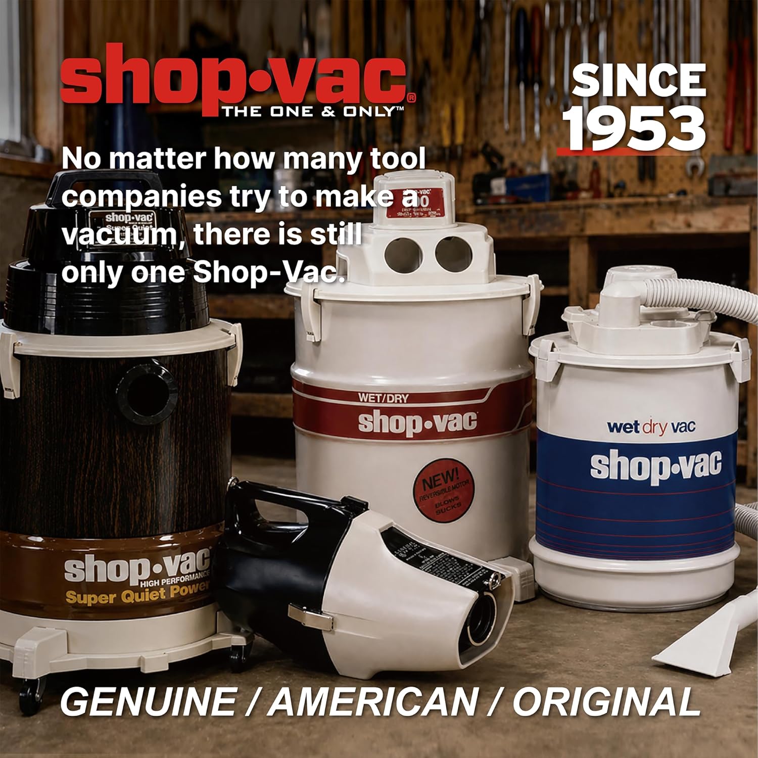 Shop-Vac 5 Gallon 5.5 Peak HP Wet/Dry Vacuum, Wall Mountable Compact Shop Vacuum with 18+7Ft Long Hose & Attachments, Ideal for Jobsite, Garage, Car & Workshop. 9522236