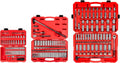TEKTON 1/4, 3/8, 1/2 Inch Drive Shallow and Deep 6-Point Socket and Ratchet Set with Cases, 212-Piece (5/32-1-5/16 in., 4-32 mm) | SKT95304