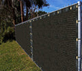 Ifenceview 12' x 16' Black Fence Privacy Screen Fence Cover Panels Mesh Net for Construction Site Yard Driveway Garden Pergolas Gazebos Railing Canopy Awning 165 GSM