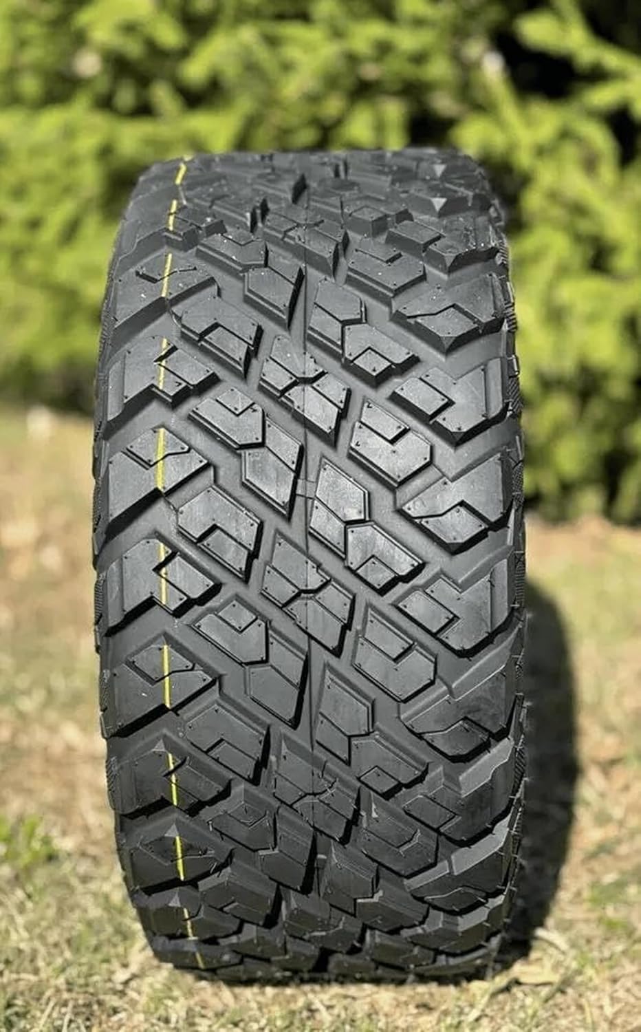 12 Inch Glossy Black Fusion Golf Cart Wheels & Tires Set of 4, 20x10-12 All Terrain Tires/Street Use, DOT Certified Golf Cart Wheels Compatible with EZGO, Club Car, YMH