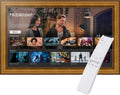 Frame for Samsung Frame TV - 55 inch. 3.50 inch Frame is Antique Gold and Black with rope (WOMTV-5167-27.9375x48.75_ST)