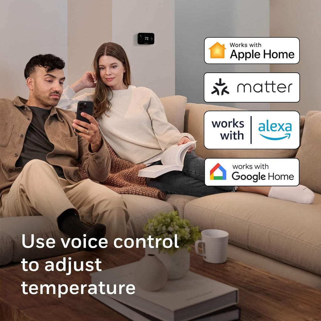 Honeywell Home X8S Premium Smart Programmable Wi-Fi Thermostat with Sensor, Video Doorbell Access, Humidity Control, 5' Customizable Touchscreen, Energy Star, Works with Alexa, Matter, Apple, Google
