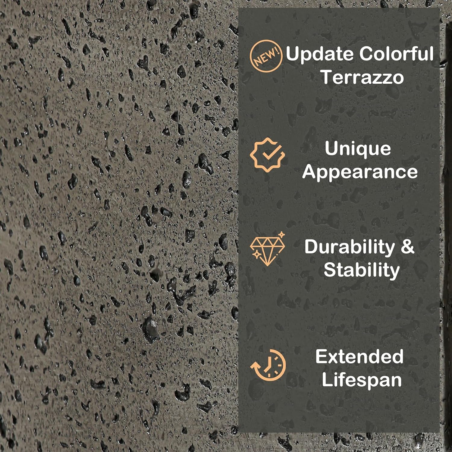 SUNBURY Outdoor Travertine Fire Pit Table, Propane Gas Fire Pit, 56 x 28 Inch Rectangle Outdoor Firepit Table, 50000 BTU Fire Table for Patio Set, Gray