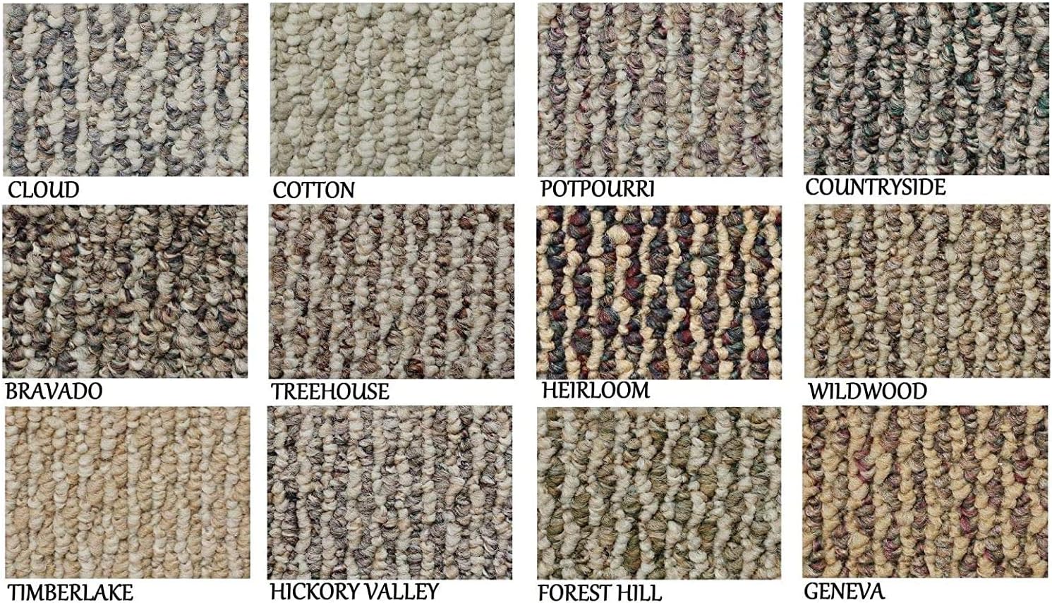 KOECKRITZ Earthenware Berber Style Economical Solutions Starlight Collection | 20.5 Oz | Scroll Loop Carpet Custom Area Rugs, Mats & Runners | Durable Tight Weave (4' X 6' Oval)
