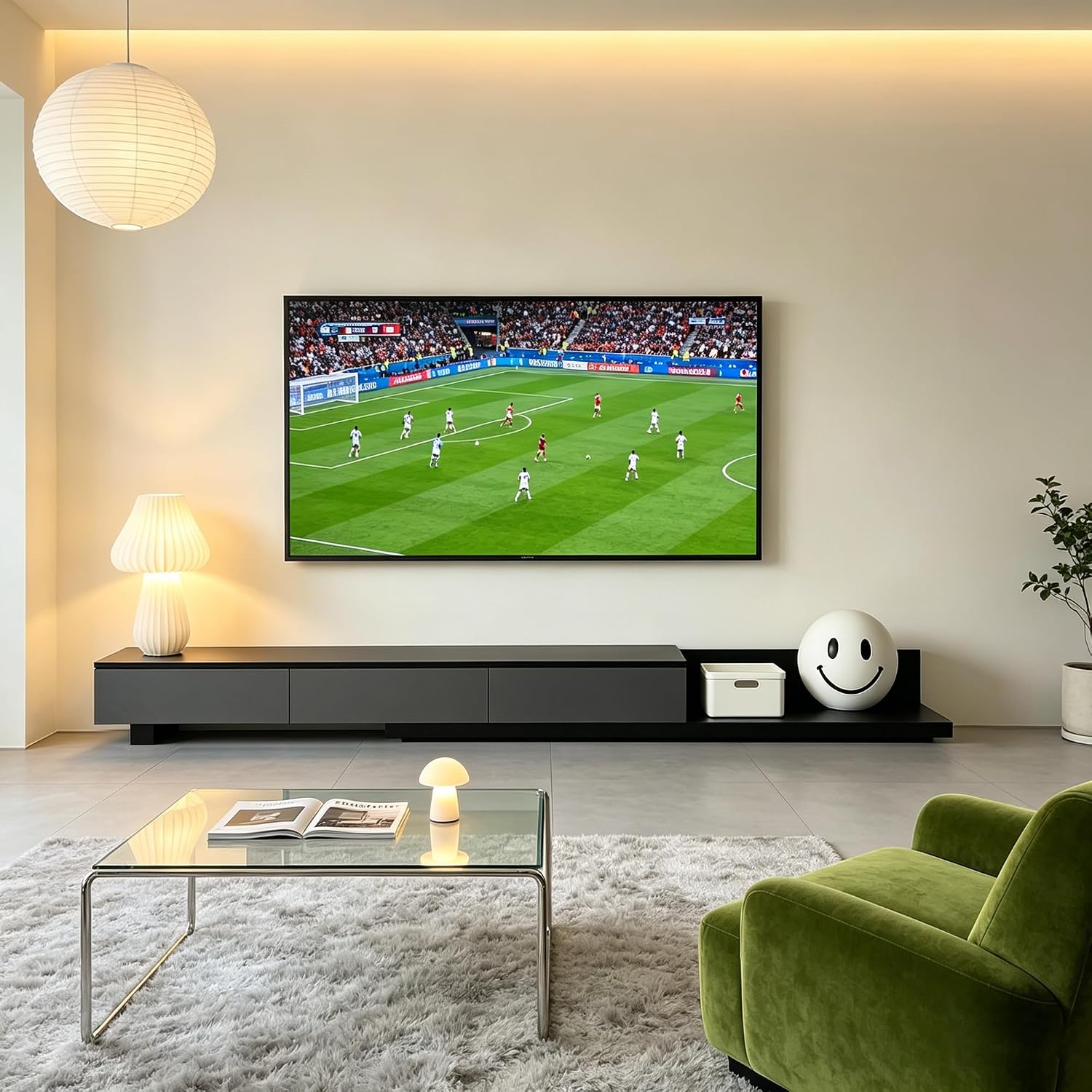 Telescoping TV Cabinet, 70.9 to 110.2 Inch Entertainment Center, Fits 85 Inch TV with 3 Drawer Media Cabinet, Gray + Matte Black, Modern Living Room Bedroom Organizer