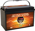 VMAXTANKS SLR125 Solar Battery 12 Volt 125Ah Group 31 Battery for Solar Wind Sump Pump Emergency Backup Generators and PV panels