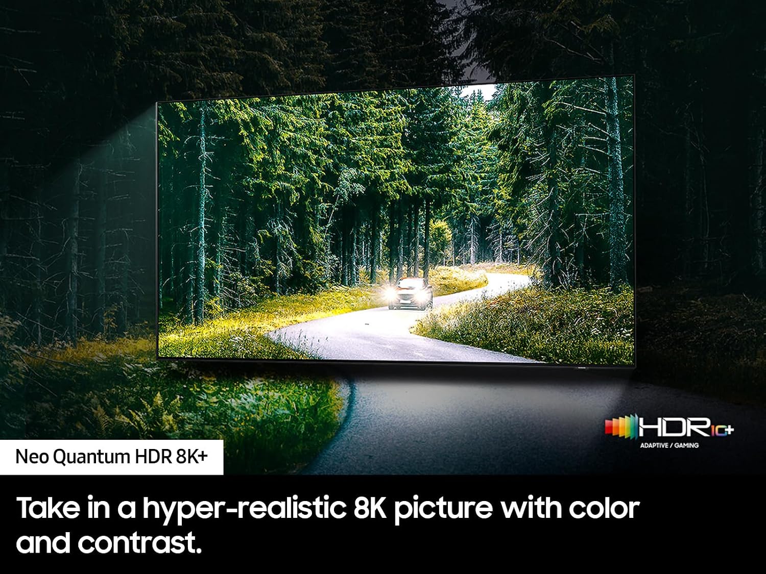 SAMSUNG 85-Inch Class QLED 8K QN800D Series Mini LED, Neo Quantum HDR Smart TV w/Dolby Atmos, Object Tracking Sound+, AI Motion Enhancer, Real Depth Enhancer Pro, Alexa Built-in (QN85QN800D, 2024)