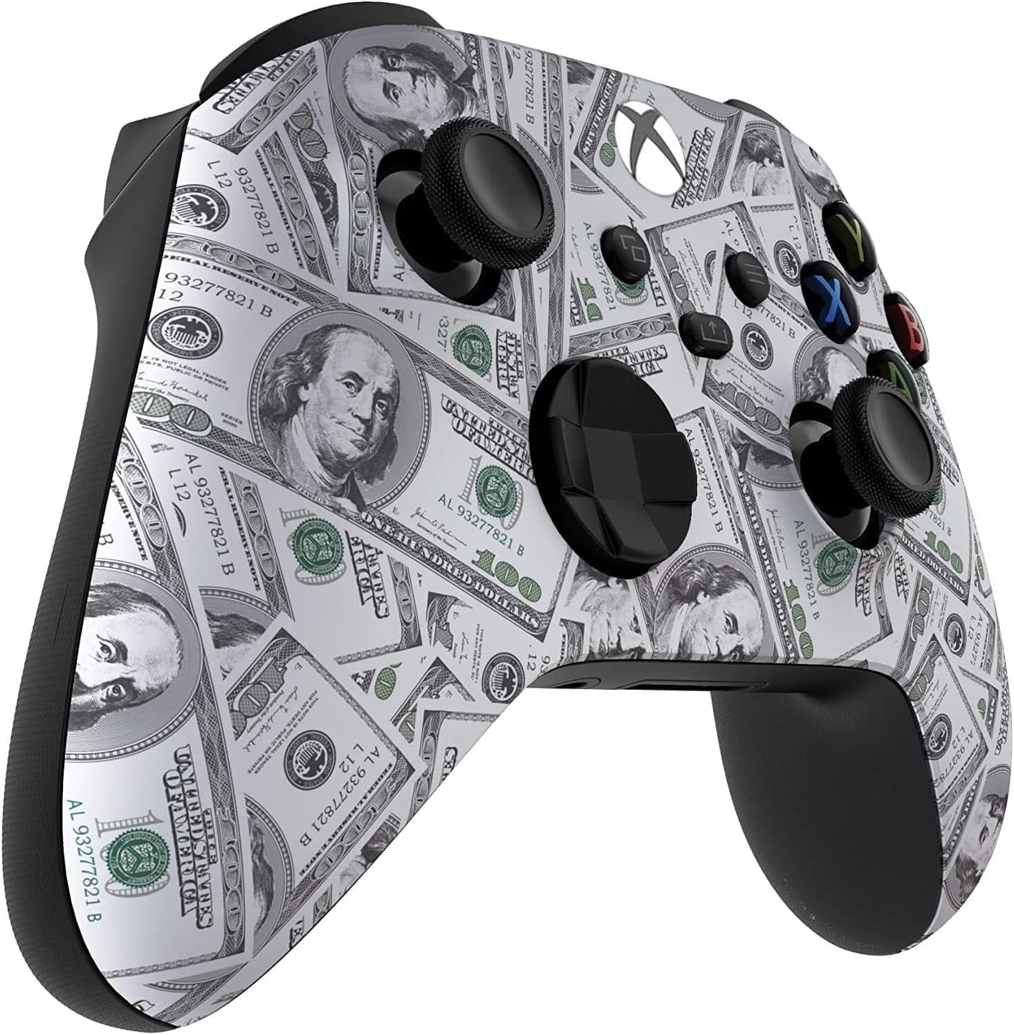 Custom Controllerzz Wireless Controller for Microsoft Xbox Series X/S & Xbox One - Custom Soft Touch Feel - Custom Xbox Series X/S Controller (X/S Money)