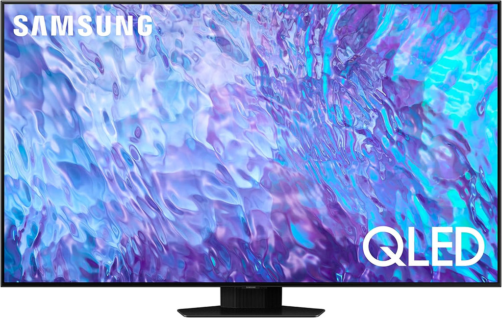 SAMSUNG 75-Inch 4K QLED Smart TV QN75Q80CAFXZA - Titan Black (Renewed)