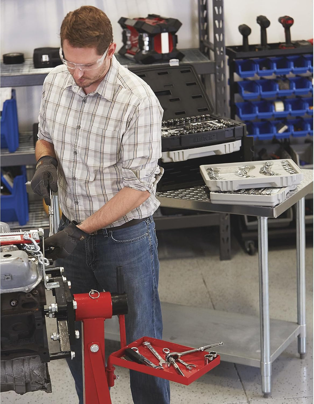 Klutch Mechanic's Tool Set - 245-Pc. 1/4in. 3/8in. and 1/2in. Drive