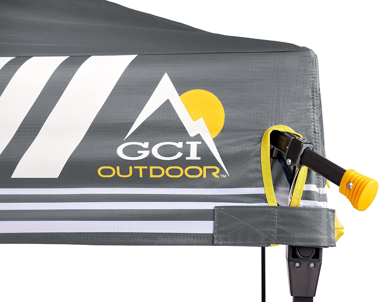 GCI Outdoor LevrUp Pop Up Canopy Tent, 10x10, Mercury Gray