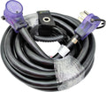 Parkworld EV/RV 50A Extension Cord, NEMA 14-50 Extension Cord, NEMA 14-50P to 14-50R 50amp 4prong (25FT)