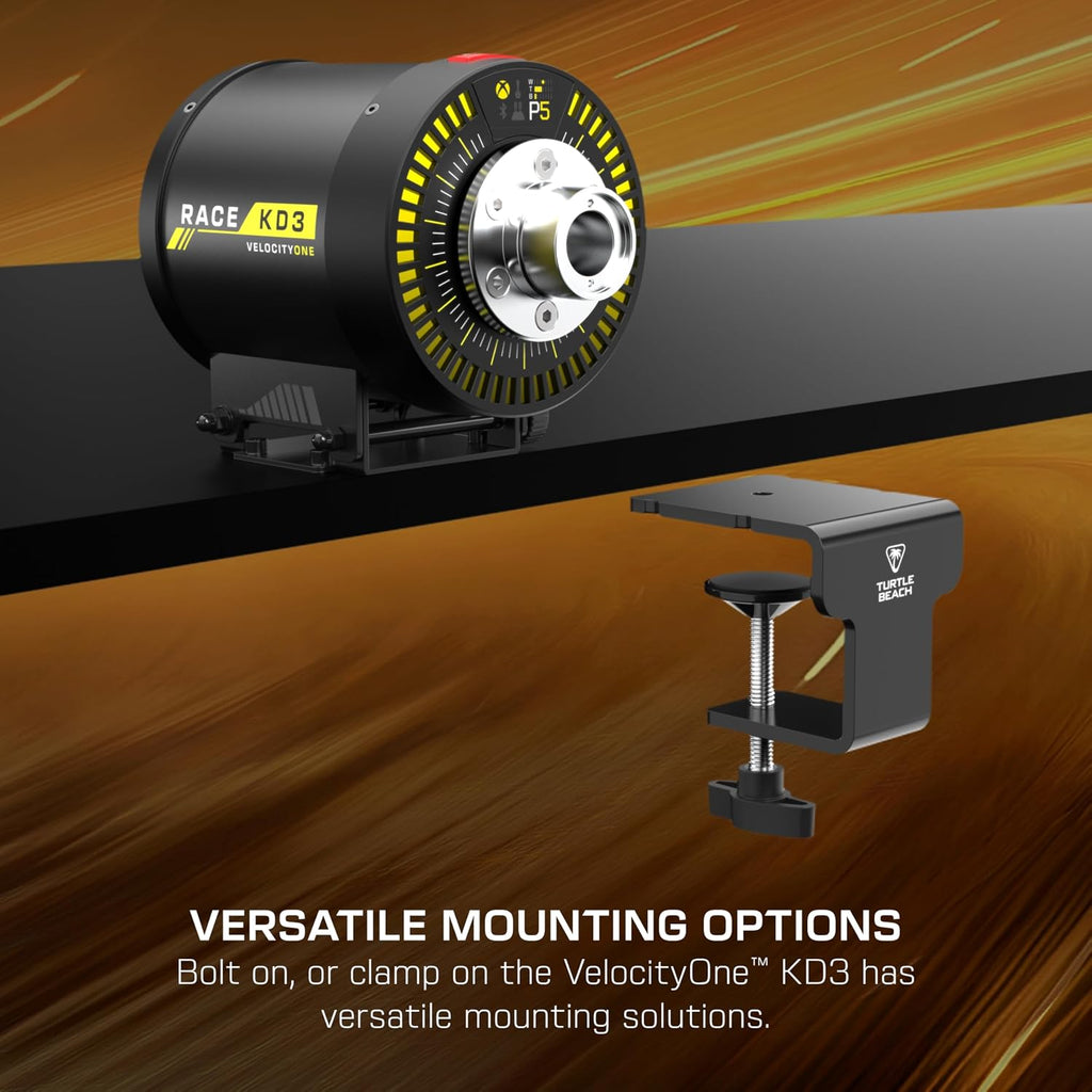 Turtle Beach VelocityOne Race KD3 Direct Drive Force Feedback Racing Wheel & Pedals for Xbox Series X|S, Xbox One & Windows 10/11 PC, USB C Connectivity