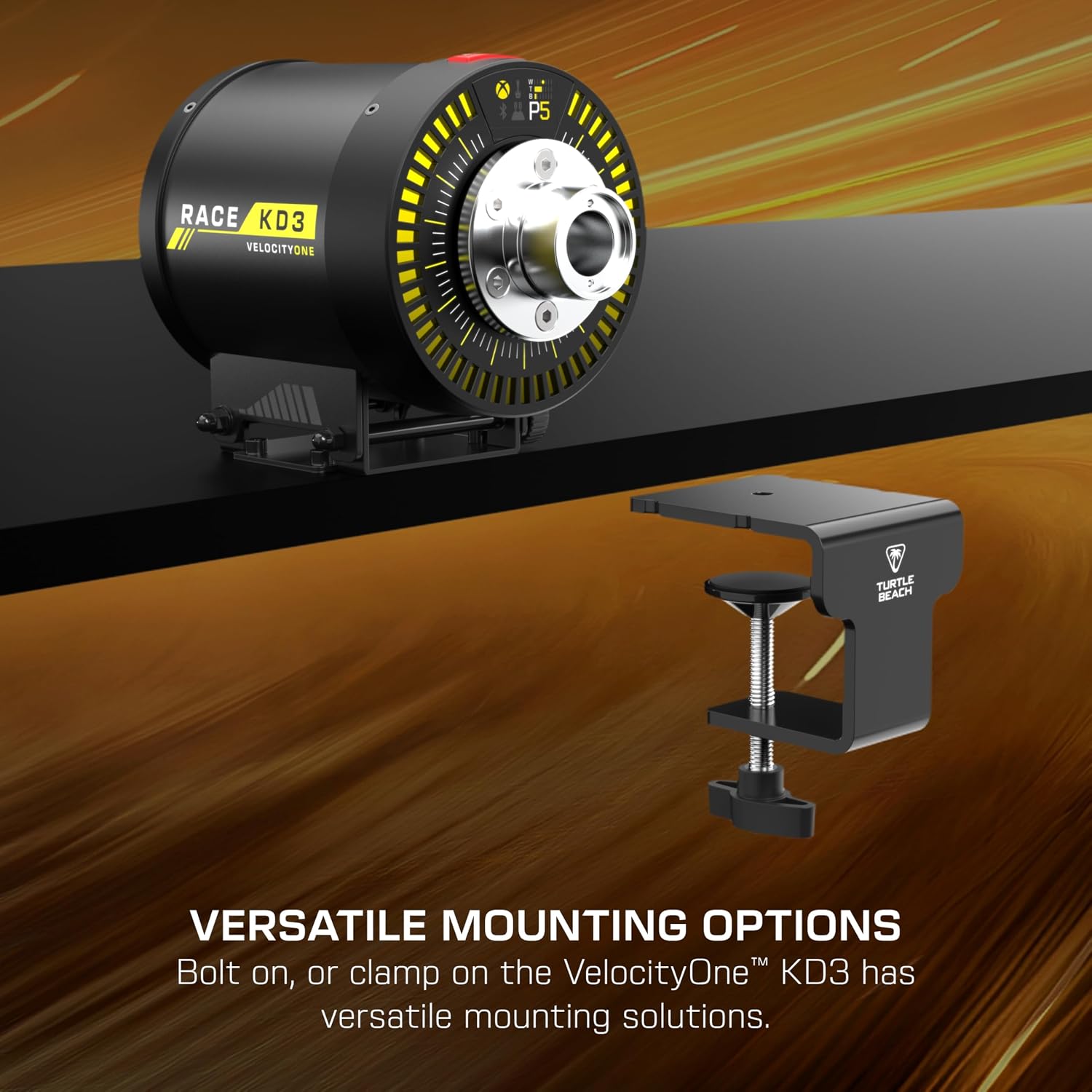 Turtle Beach VelocityOne Race KD3 Direct Drive Force Feedback Racing Wheel & Pedals for Xbox Series X|S, Xbox One & Windows 10/11 PC, USB C Connectivity