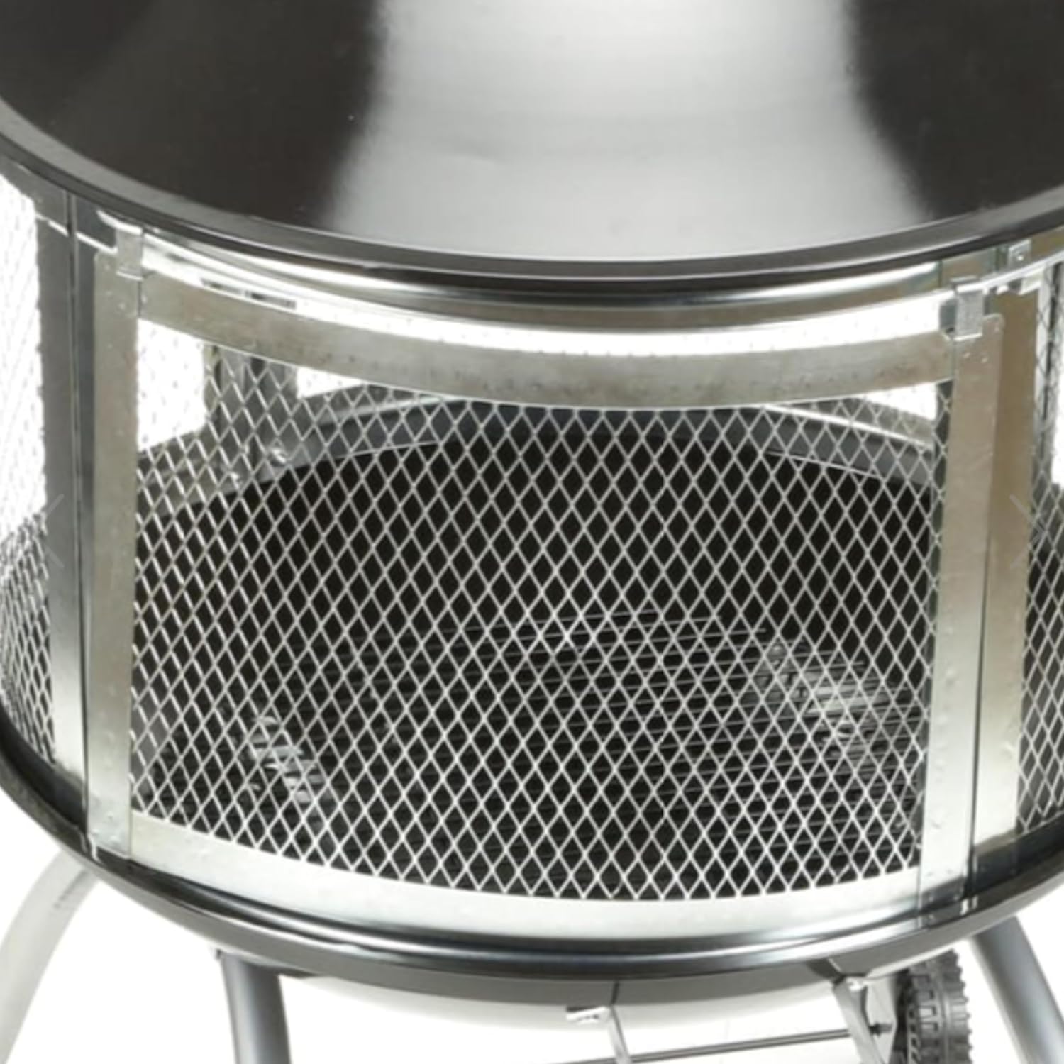 Four Seasons Courtyard Outdoor Fire Pit with Sliding Door, and Top Lid, 28'