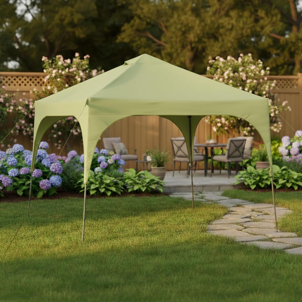 Garden Winds Reinforced RipLock 350 Replacement Canopy Top Cover Compatible with Coleman Instant 10' x 10' Tent Gazebo Model 2000023970 - Sage