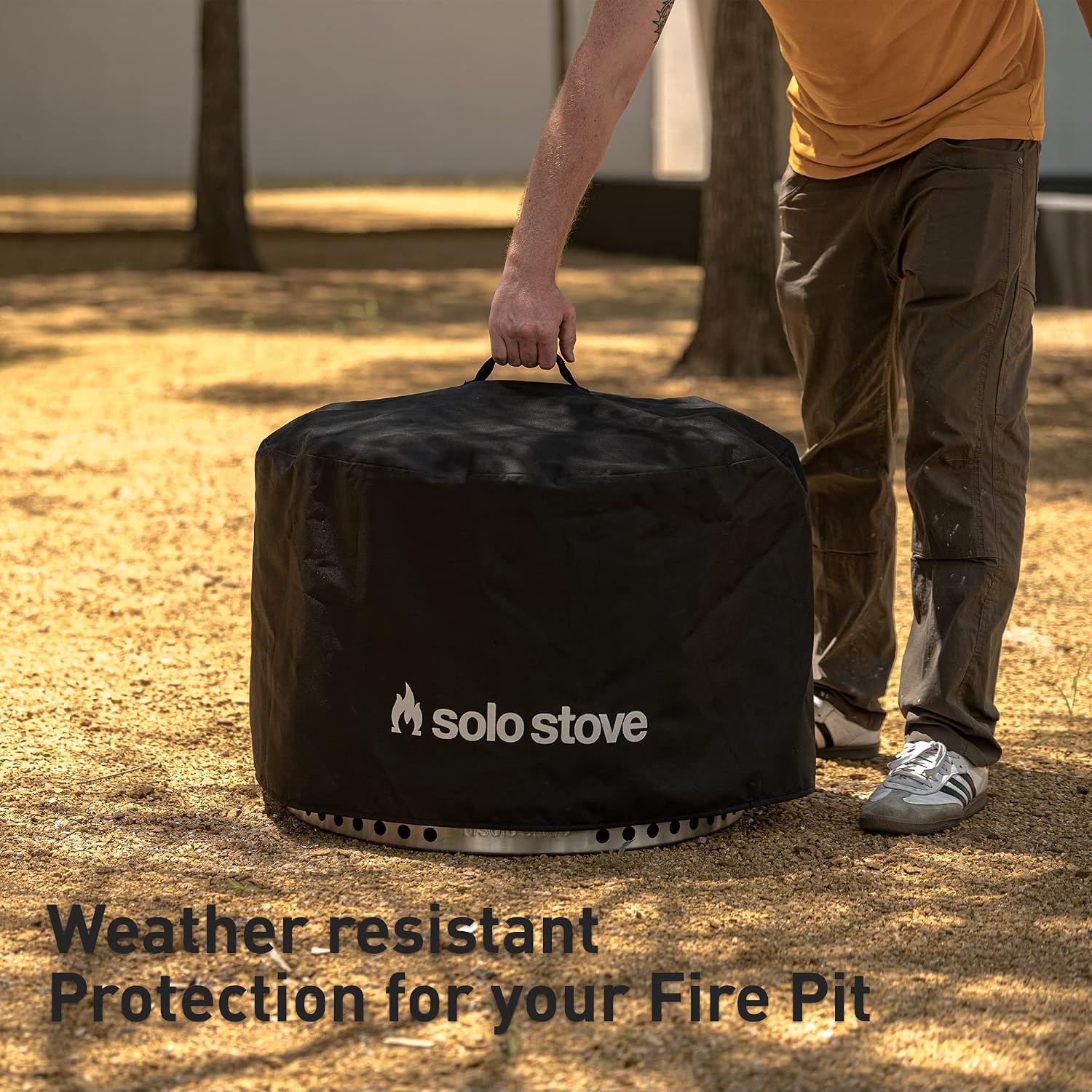 Solo Stove Yukon Backyard Bundle 2.0 | Incl. Yukon Smokeless Fire Pit with Stand, Shelter, Shield, Lid, Portable for Wood Burning, Removable Ash Pan, Stainless Steel, H: 19.8in x Dia: 27in, 50.85lbs.