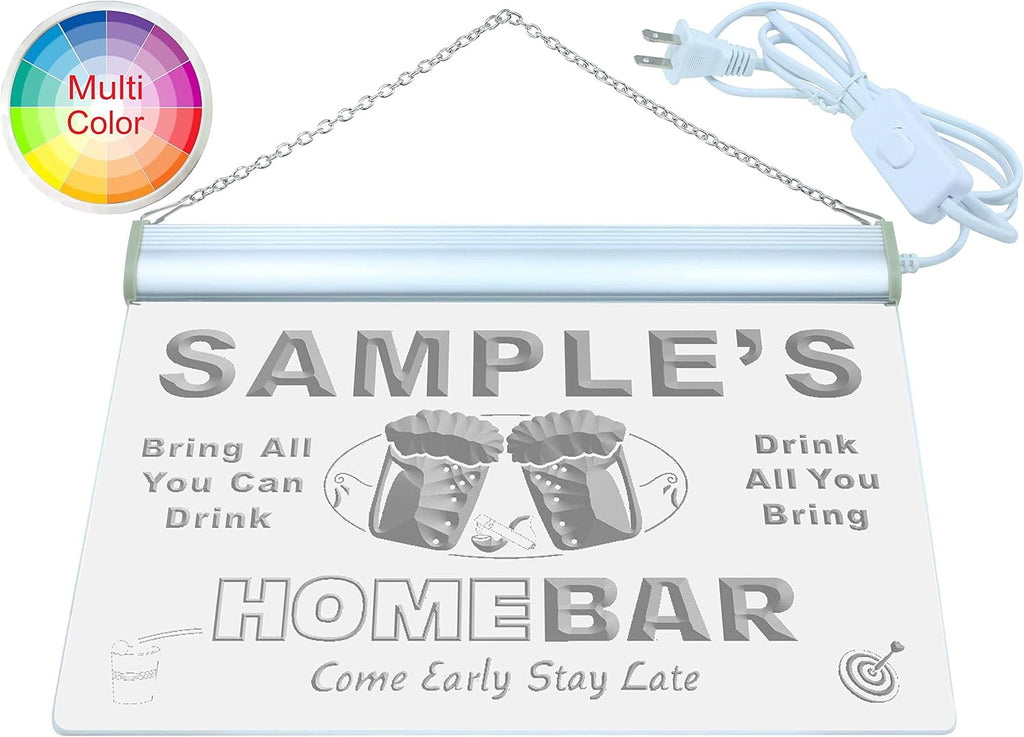 ADVPRO Personalized Your Name Name Personalized Custom Home Bar Beer Multi Color LED Neon Sign 32 x 24 Inches st4s86-p-tm-c