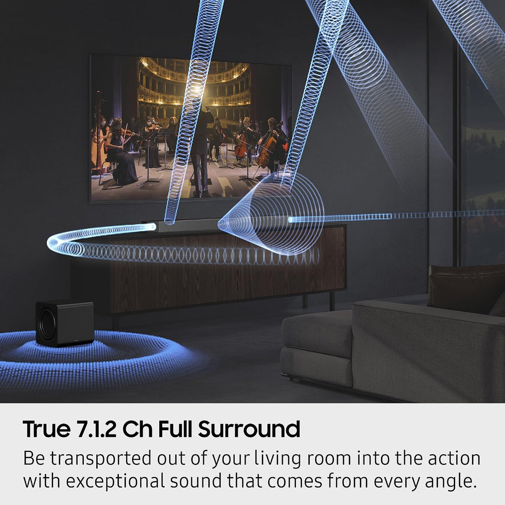 Samsung QN75QN80FAFXZA 75 Inch Neo QLED QN80F Series Supreme UHD 4K TV with a HW-Q900F Q Series Soundbar 7.1.2 Ch Subwoofer (2025)