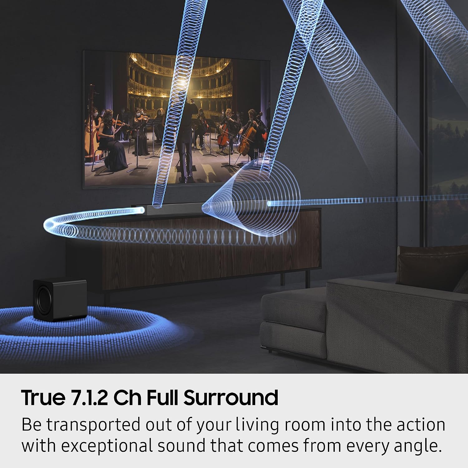 Samsung QN75QN80FAFXZA 75 Inch Neo QLED QN80F Series Supreme UHD 4K TV with a HW-Q900F Q Series Soundbar 7.1.2 Ch Subwoofer (2025)