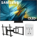 Samsung QN77S95FAFXZA 77 Inch OLED HDR Pro 4K Smart TV with a Walts Large/Extra Large Full Motion Mount for 43'-90' TVs and Amber Protection 3-Outlet-Surge Surge Protector (2025)