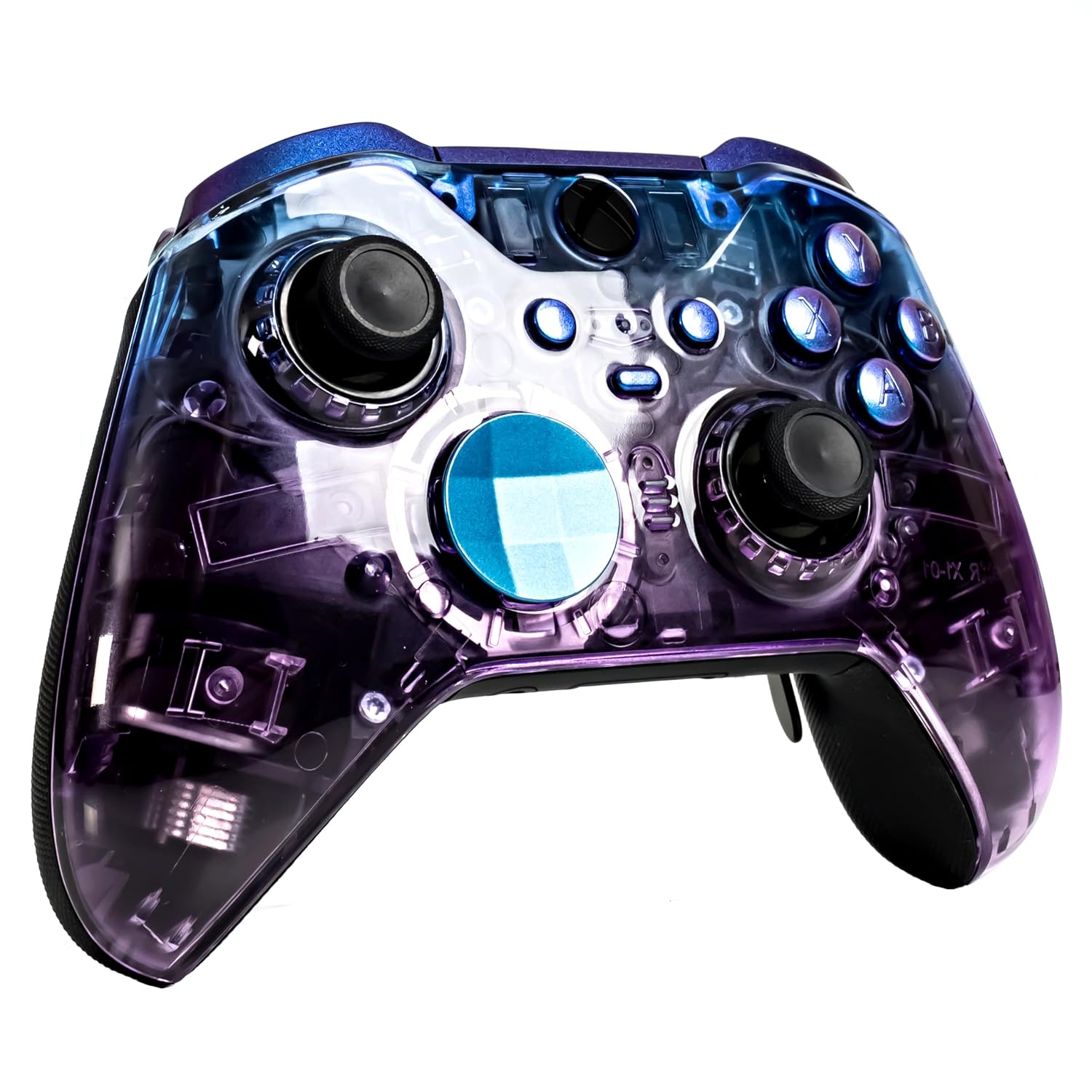 Crazy Controllerz Customz Series Custom Wireless Controller for Xbox One Series X S PC Elite Series 2 - Clear Violet