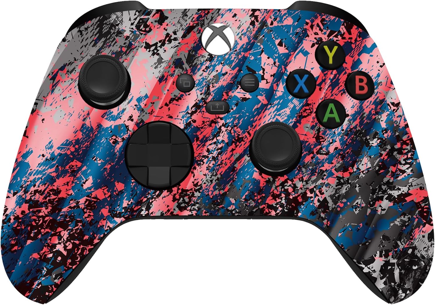 Custom Controllerzz Wireless Controller for Microsoft Xbox Series X/S & Xbox One - Custom Soft Touch Feel - Custom Series X/S Controller (X/S Glacier Burn)