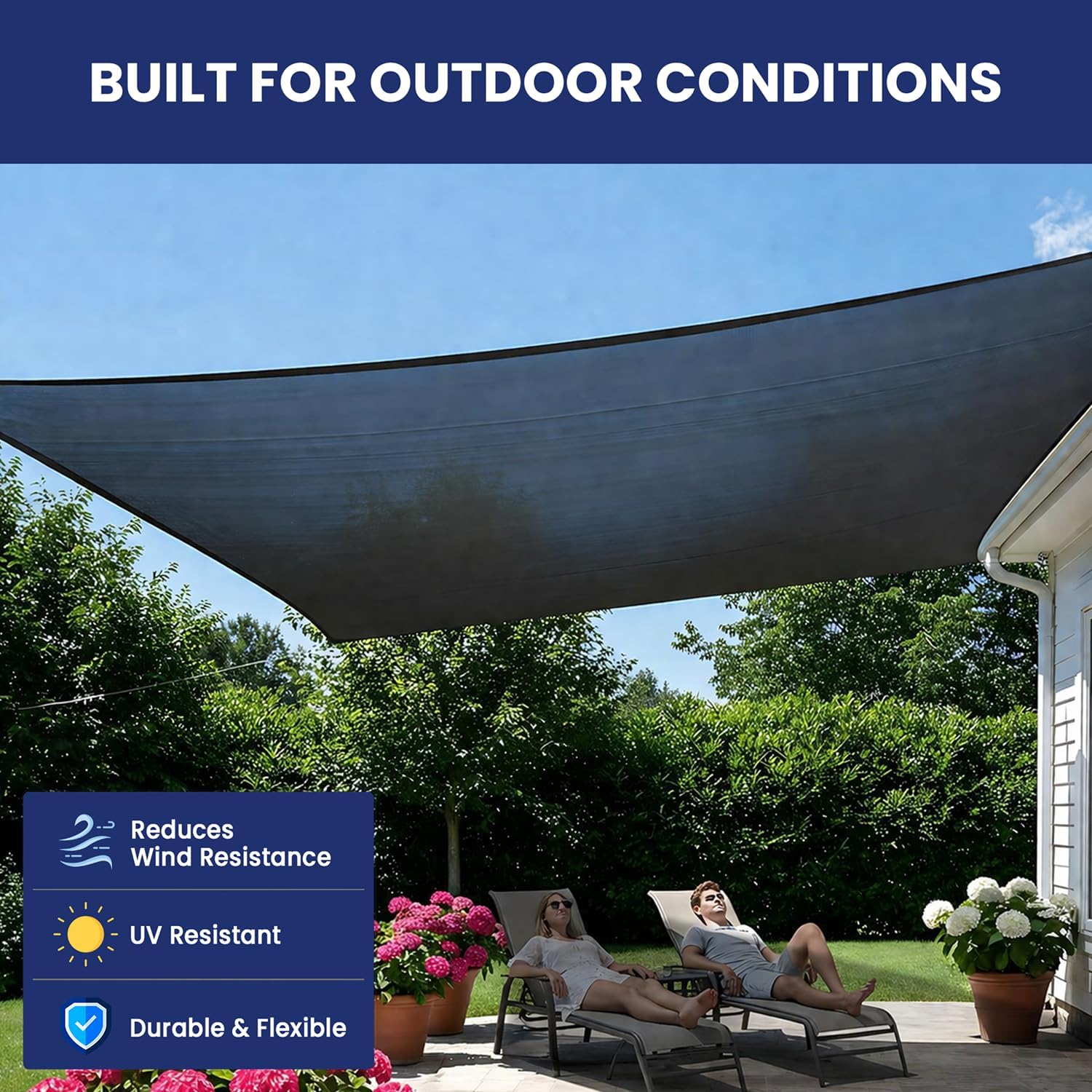 Tarps Now 20' x 100' Heavy Duty Black Mesh Tarp w/Brass Grommets - UV Resistant 75% Sunshade Cloth for Backyard, Patios, Gazebos, Kennels, Screen Mesh Cover for Flatbeds, Trucks or Trailer