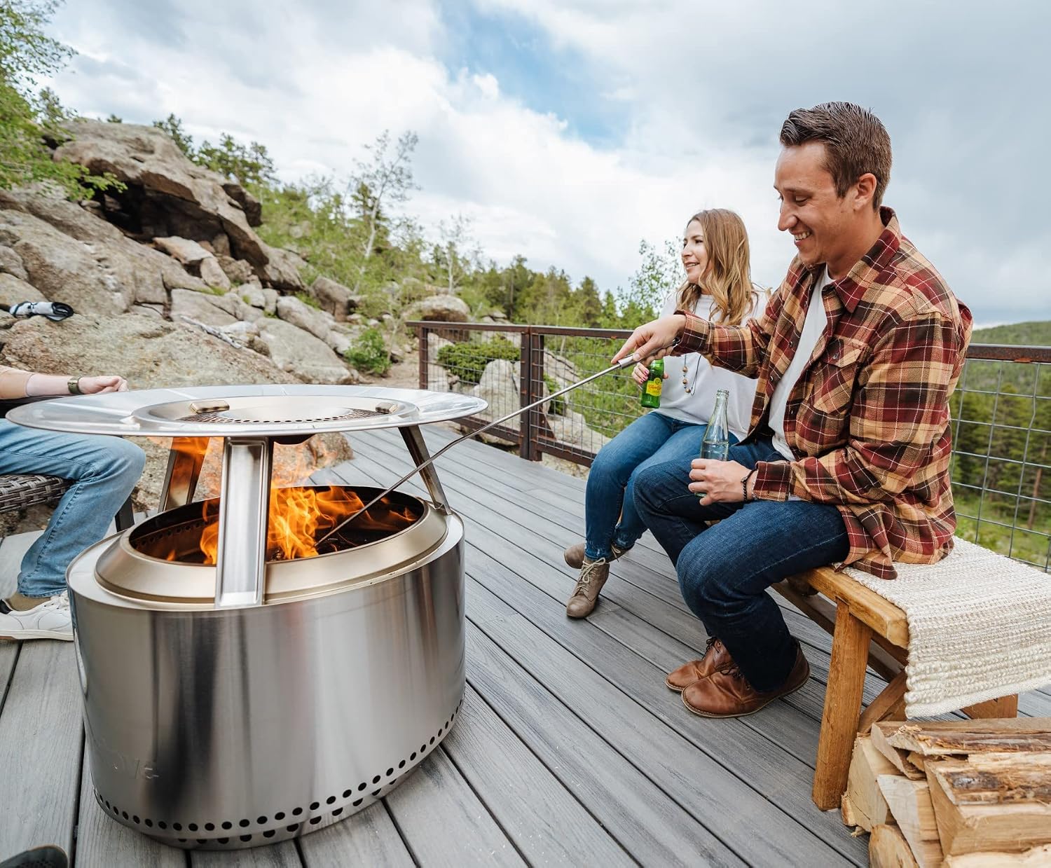 Solo Stove Yukon Heat Deflector - Enhance Warmth and Comfort for Your Fire Pit - Durable 304 Stainless Steel - Maximizes Heat Radius - Long-Lasting Camping Essentials, 10 lbs