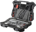 STARWORK TRUE MECHANIC 303-Piece Mechanics Tool Set and Socket Set, 1/4', 3/8', 1/2' Drive, Professional, SAE/Metric