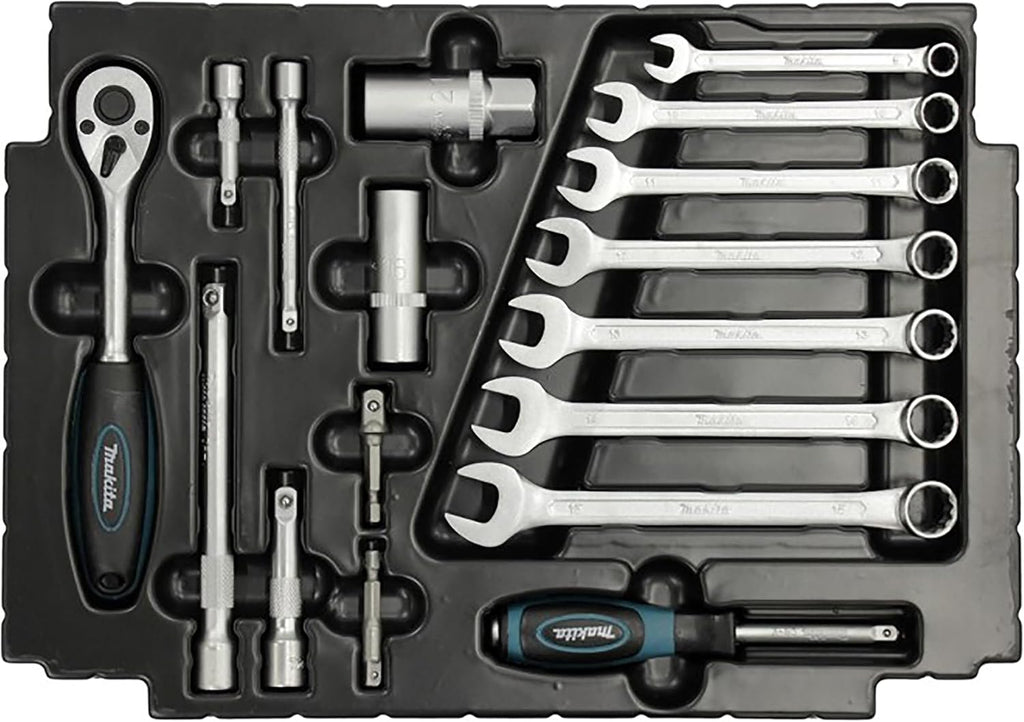 Makita E-08713 120 Piece Maintenance Set Supplied in a Makpac Case