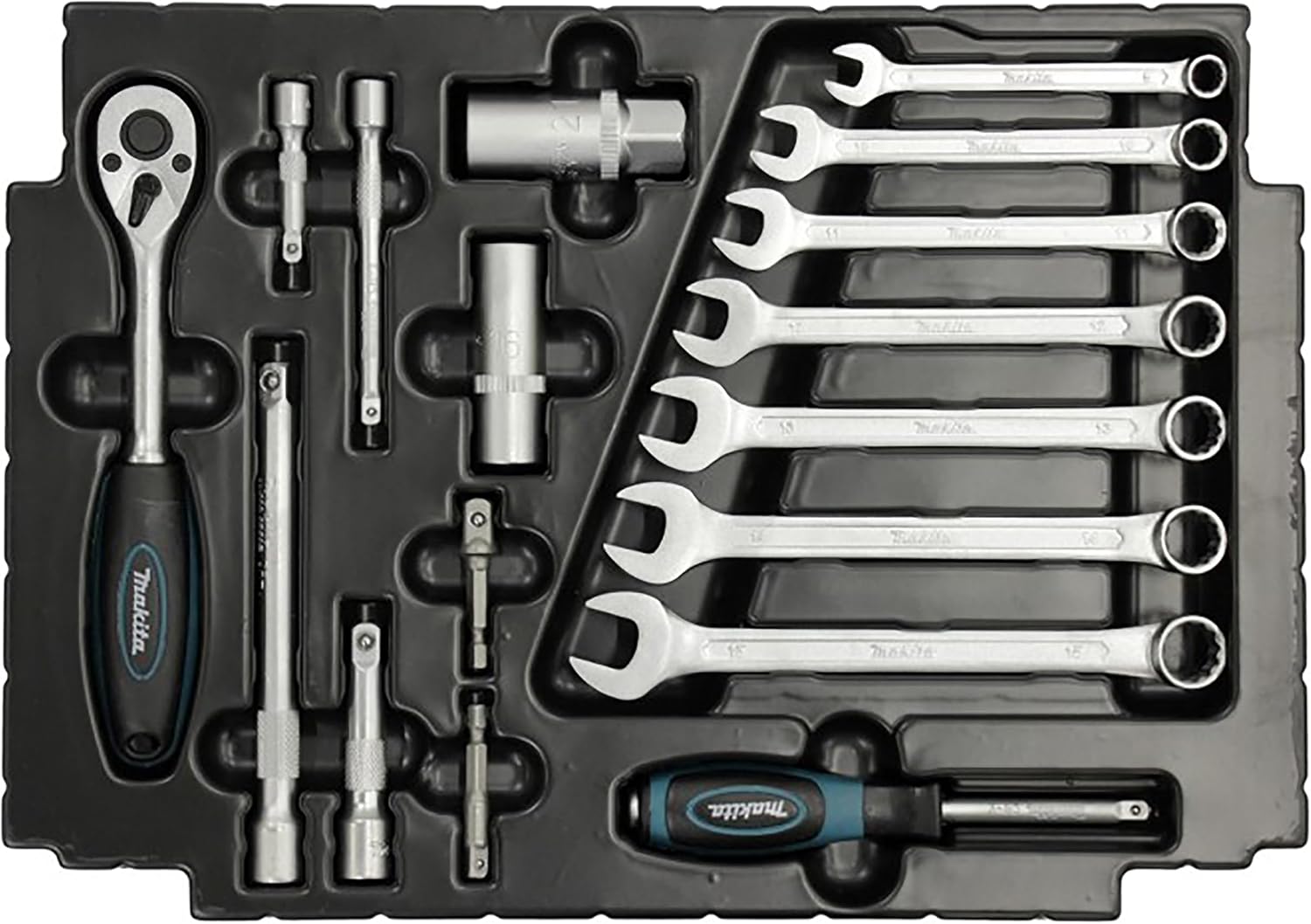 Makita E-08713 120 Piece Maintenance Set Supplied in a Makpac Case