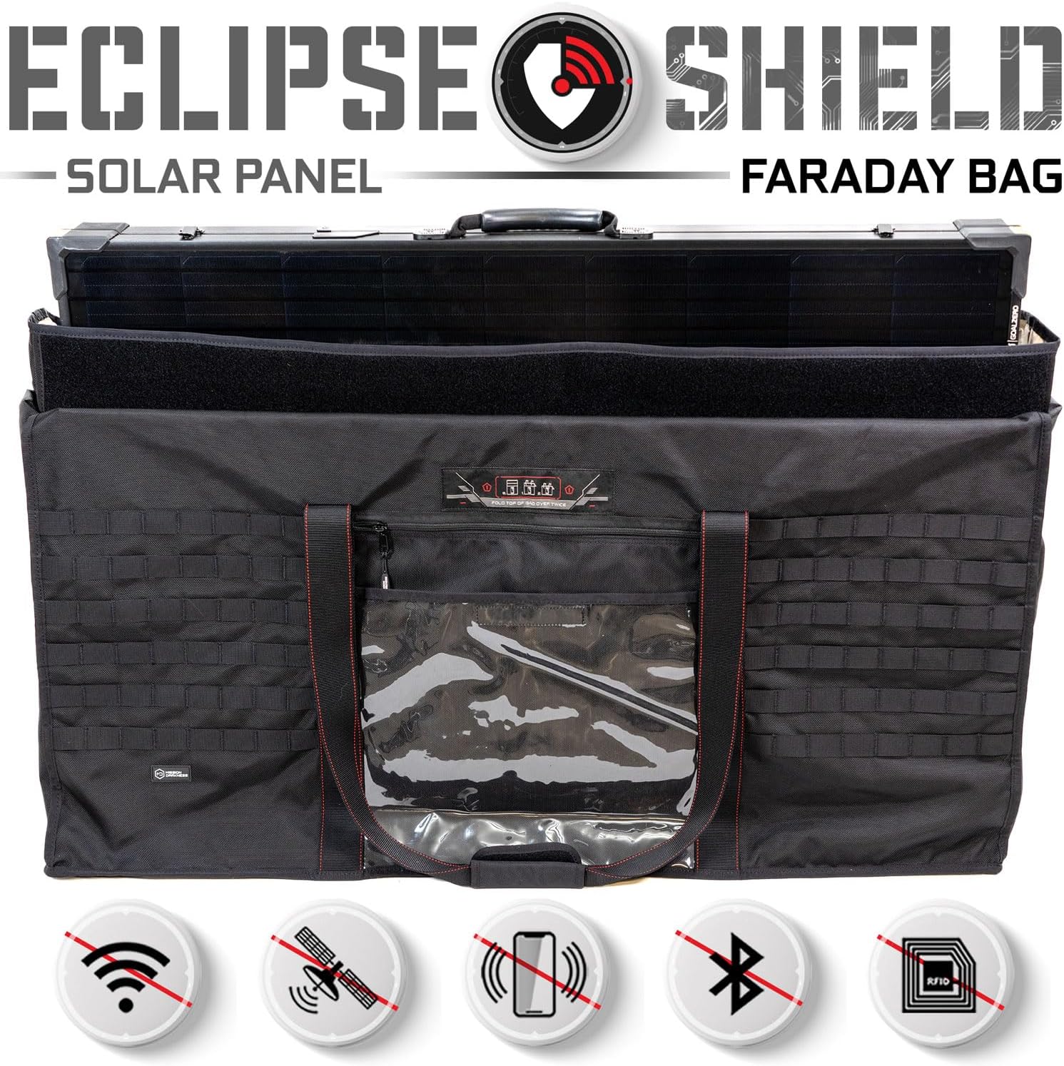 Mission Darkness EMP Protection Faraday Bag Collection Includes Military-Grade XL Faraday Bags for Generators and Solar Panels // RF Shielding, EMP/CME Protection, Preparedness, Security