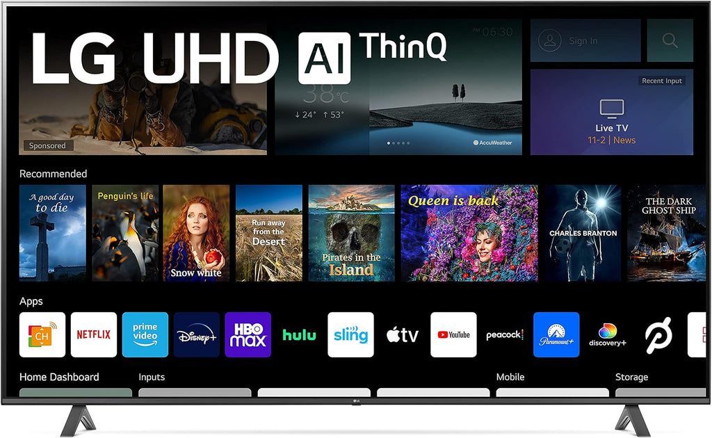 LG 75-Inch Class UQ9000 Series Alexa Built-in 4K Smart TV (3840 x 2160), 60Hz Refresh Rate, AI-Powered 4K, Cloud Gaming (75UQ9000PUD, 2022)