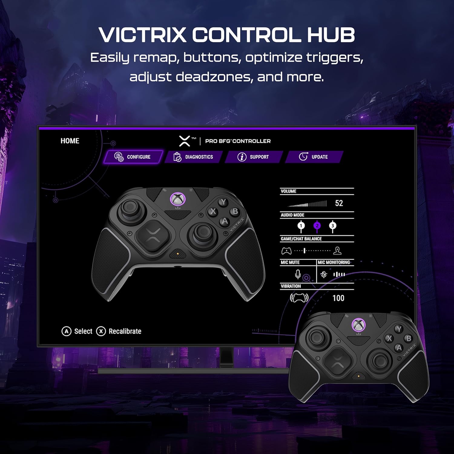 XB Pro BFG Reloaded – Black (Victrix by Turtle Beach)
