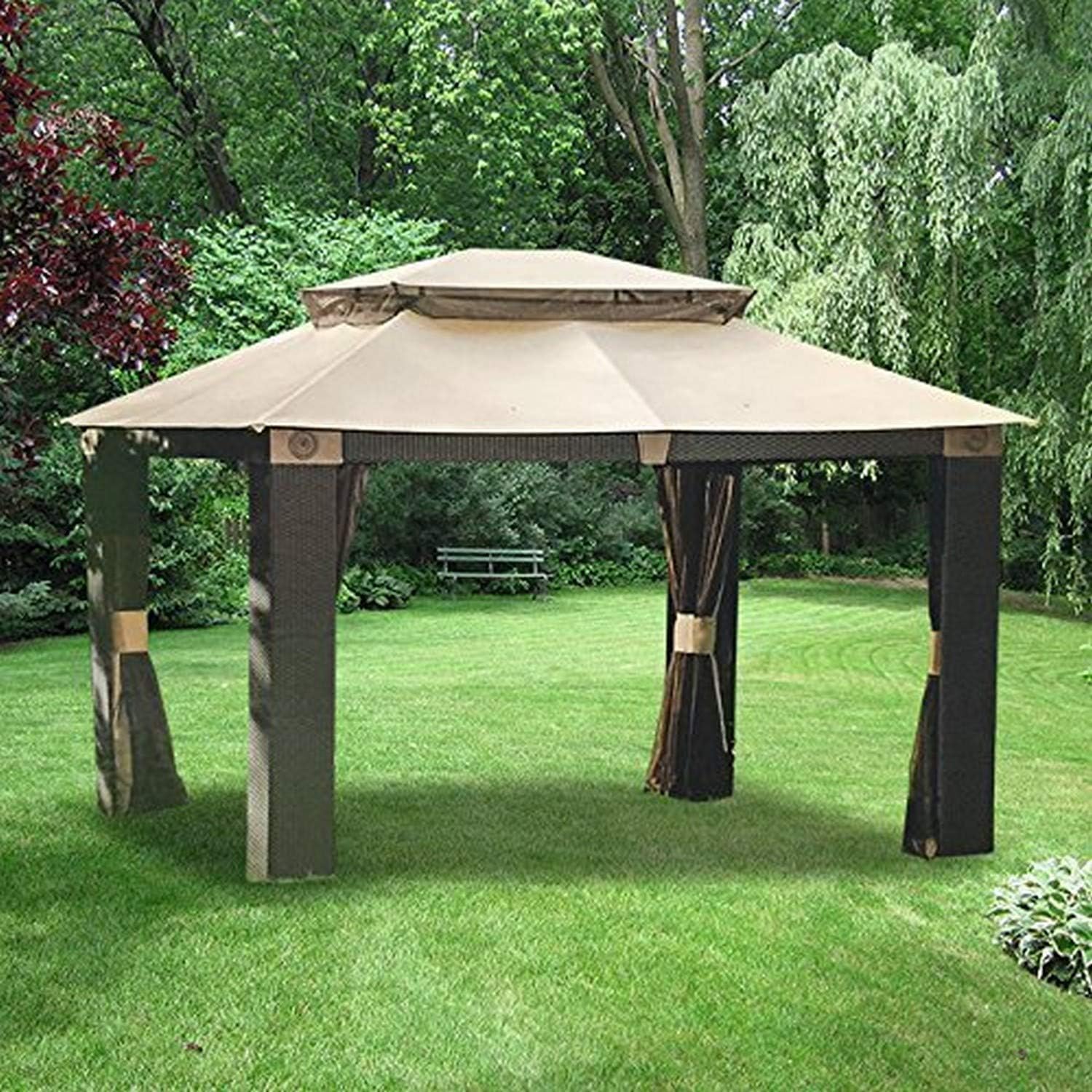 Garden Winds Replacement Canopy for The Antigua Gazebo - Standard 350 - Beige