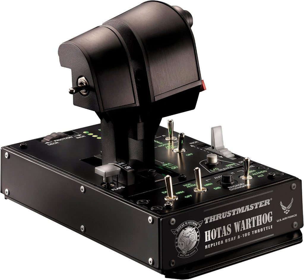 Thrustmaster HOTAS Warthog Dual Throttle Quadrant, Flight Simulator Controls with Metal Construction and Magnetic Sensors, Flight Throttle for HOTAS Flight Stick, Compatible with PC