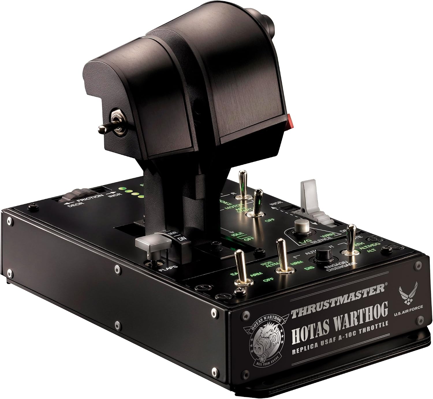 Thrustmaster HOTAS Warthog Dual Throttle Quadrant, Flight Simulator Controls with Metal Construction and Magnetic Sensors, Flight Throttle for HOTAS Flight Stick, Compatible with PC