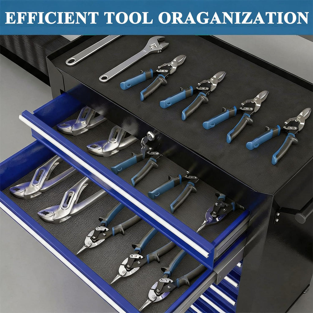 7 Drawers Tool Cart on Wheels,Multifunctional Rolling Tool Chest Tool Storage,Drawers Rolling Tool Trolley Organizer Tool Case for Garage,Warehouse,Workshop,Repair Shop (7 Drawers-Black&Blue)