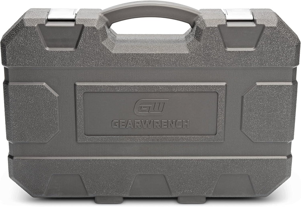 GEARWRENCH 65 Piece 1/2' Drive Standard & Deep SAE/MM Impact Socket Set - 89095