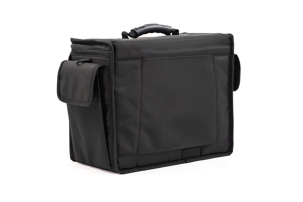 MCY Tournament Duo Gaming Bag for Nintendo Switch, Fits up to 8 controllers, Adjustable Layout, ABS Plastic Hard Shell, Water Resistance (Black, 16 x 12 x 8)